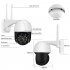 2 inch Ptz Dome Camera Wireless Wifi Network Surveillance Camera Security Camera 1080P US Plug