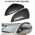 2 pcs Car Side Mirror Cover Trim FIt for VW Volkswagen Golf 7 MK7 2014 2015 2016 2017 2018
