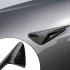 2 pcs Carbon Fiber Air Vent Hood Intake Fender Cover Trim for Tesla Model 3 X S