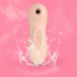 2 pcs Kit Powerful Clit Sucker Vibrator Tongue Vibrating Nipple Sucking Blowjob Clitoris Stimulator Sex Toys For Women flesh colored