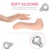 2 pcs Kit Powerful Clit Sucker Vibrator Tongue Vibrating Nipple Sucking Blowjob Clitoris Stimulator Sex Toys For Women flesh colored