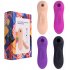 2 pcs Kit Powerful Clit Sucker Vibrator Tongue Vibrating Nipple Sucking Blowjob Clitoris Stimulator Sex Toys For Women flesh colored