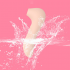 2 pcs Kit Powerful Clit Sucker Vibrator Tongue Vibrating Nipple Sucking Blowjob Clitoris Stimulator Sex Toys For Women flesh colored