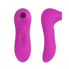 2-pcs Kit Powerful Clit Sucker Vibrator Tongue Vibrating Nipple Sucking Blowjob Clitoris Stimulator Sex Toys For Women rose red