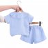 2 piece Baby Girls Short sleeved Lace Shirt Shorts Outfits Cute Cotton Button Down Top Baby Summer Suit yellow 2 3Y 100cm