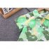 2 piece Boys Lapel Shirt Shorts Suit Summer Short Sleeves Single Breasted Tops Shorts Flower Printing Two piece Set blue 4 5Y 110cm