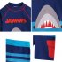 2 piece Children Split Swimsuit Boys Long Sleeves Diving Suit Cartoon Sunscreen Quick drying Swimwear For Hot Spring white bear 9 10Y 2XL