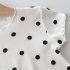 2 piece Kids Baby Pajamas Kit Short Sleeve Shirt Long Pants Summer Air conditioning Home Clothes Sleepwear White 3 4Y 90cm
