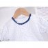 2 piece Toddler Kids Girls Short Sleeve Floral Shirt Top Denim Skirt Outfits Cotton Baby Summer Suit blue 2Y 90cm