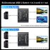2 way Data Video Switcher 2 in 1 100w Usb C Switcher Selector 8k 10gbps HD Splitter Black