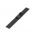 20 22mm Stainless Steel Watch Band Universal for Ticwatch Moto 360 2nd 460 Samsung Gear S3 HUAWEI GT Metal Wristband black 20CM