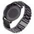 20 22mm Stainless Steel Watch Band Universal for Ticwatch Moto 360 2nd 460 Samsung Gear S3 HUAWEI GT Metal Wristband black 20CM