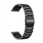 20/22mm Stainless Steel <span style='color:#F7840C'>Watch</span> Band Universal for Ticwatch/Moto 360 2nd 460/Samsung Gear S3/HUAWEI GT Metal Wristband black_22CM