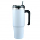 20/30oz Tumbler Cup 304 Stainless Steel Tumblers With Lid Vacuum Insulated Travel Car Mug Double Wall Water Coffee Tumbler Cup White 20oz
