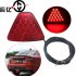 20 LED Car Motorcycle  Trailer Tail Reverse Brake Light Work Lamp Stoplight Bulb Red shell Drivingalways on brake flashing lights