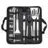 20 PCs Grill Accessories BBQ Tool Heavy Duty Stainless Steel Grilling Tool Set With Carrying Bag Professional BBQ Accessories Set For Outdoor Cooking Camping 20
