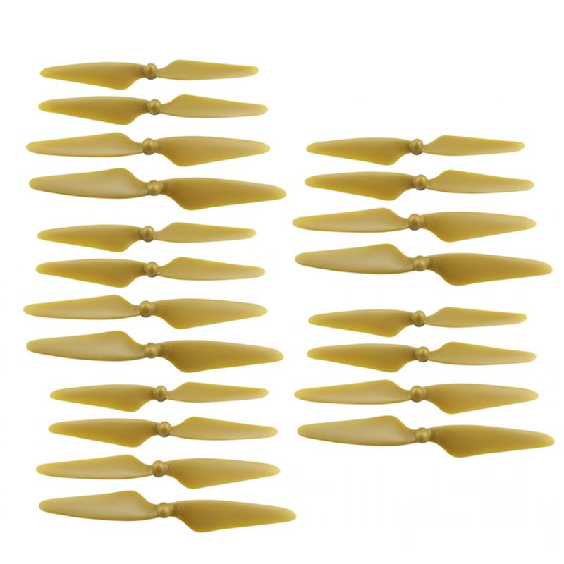 20 Pcs Propeller Blades Propellers for HUBSAN H501S X4 / H501C MJX B3 RC Quadcopter  gold