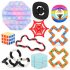 20  Pics set  Magic  Cube  Puzzle  Decompression  Toy Anti anxiety Easy Turning Smooth Magic Cube Toys Boxed