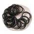 20 Piece Set Girl s Rubber Band Ins Simple Rope Tie Hair High Elastic Ring Headdress black