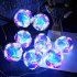 20 led Light  String  Rose Ball Lamp Strip Outdoor Christmas Tree Decoration Pendant Red
