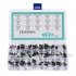 200 Pcs set 15 Value  Electrolytic  Capacitor  Assortment  Box  Kit Range 0 1uf 220uf White