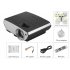 2000 Lumen home projector brings a 140 inch cinematic experience to your home   ideal for games and home movie enthusiasts