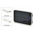 20000mAh Solar Power Phone Charger is a solar Battery Bank with two USB Output Ports