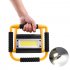 2000LM 20W LED Handheld Work Light USB Rechargeable Searchlight Camping Light White light With USB cable