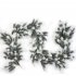 200cm Christmas Garlands Artificial Faux Greenery Garland Wall Hanging Simulated Vines For Wedding Backdrop Arch Wall Decor Pine needle pure green 