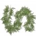 200cm Christmas Garlands Artificial Faux Greenery Garland Wall Hanging Simulated Vines For Wedding Backdrop Arch Wall Decor Pine needle pure green 