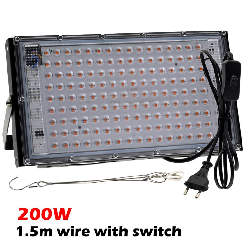 200w Led Grow Light Full Spectrum Hydroponic Plant Growing Lamp