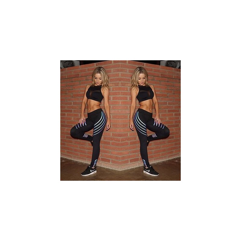2017 New Style Women Leggings Slim High  Elasticity Leggins Compression Breathable Fitness Legging Woman Pants Sporting Jeggings