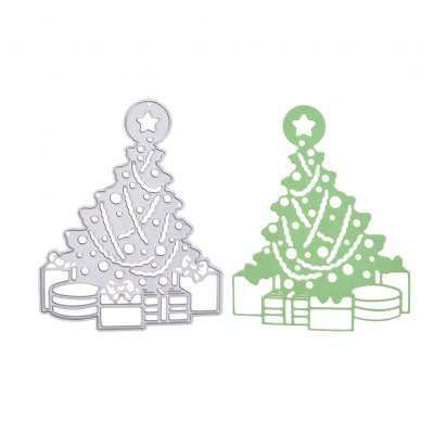 Wholesale 2018 Dies Christmas Tree And Gift Stamps And Dies For