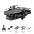 2020 New Mini Drone 4K 1080P HD Camera WiFi Fpv Air Pressure Altitude Hold Black And Gray Foldable Quadcopter RC Drone Toy Gray without camera