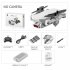 2020 New Mini Drone 4K 1080P HD Camera WiFi Fpv Air Pressure Altitude Hold Black And Gray Foldable Quadcopter RC Drone Toy Gray without camera