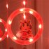 2022 Chinese New  Year  Lamp  String Wishing Ring Fu Character Lantern Icicle Led Flashing Light String Usb Remote Control Home Decor