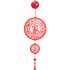 2024 Chinese New Year Decoration Pendant Dragon New Year s Acrylic Blessing Knot For Household Blessing Hanging Colored Lantern Home and everything prosper