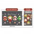 2024 Christmas PVC Wall Stickers Waterproof Removable Double Sided Pattern Window Sticker Home Decor For Bedroom Living Room XL692