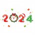 2024 Christmas PVC Wall Stickers Waterproof Removable Double Sided Pattern Window Sticker Home Decor For Bedroom Living Room XL692