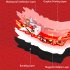 2024 Dragon Year Spring Festival Couplets Car Stickers  Bon Voyage  Cute Cartoon Chunlian Fu Character Door Sticking Decals  Chinese New Year Decoration Bon Voy
