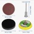 203 Pieces 2 Inch Sanding Disc 80 3000 Sandpaper Hook Loop Sanding Pads For Drill Grinder Rotary Tools 203pcs