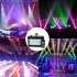 204 LED Flash Light Sound Control Portable Sound Control Light for Festival Stage Disco Bar Party Club show U S  regulations