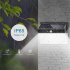 206LEDs Solar Light Pir Motion Sensor Decorative Wall Light Outdoor Waterproof Lamp For Garden Street Pathway 206 lights 1 pack