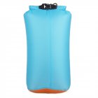 20D Portable Swimming Bag Waterproof Dry Bag Sack Storage Pouch Bag Sky blue (buckle)_M