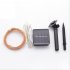 20M 200LED Outdoor Solar Powered Copper Wire String Light Night Lamp with Ground Pin Rod Yard Garden Decoration