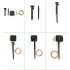 20M 200LED Outdoor Solar Powered Copper Wire String Light Night Lamp with Ground Pin Rod Yard Garden Decoration