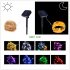 20M 200LED Outdoor Solar Powered Copper Wire String Light Night Lamp with Ground Pin Rod Yard Garden Decoration