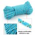 20M 50M Outdoor Reflective Cord Tent Line Rope for Camping Tent Nail Rope 20m 5mm Blue