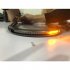 20MM Tube Universal Cafe Racer Seat Frame Hoop Brat Style Loop with LED Brake Turn Singal Light for Honda Yamaha Suzuki 230 flat opening   lamp