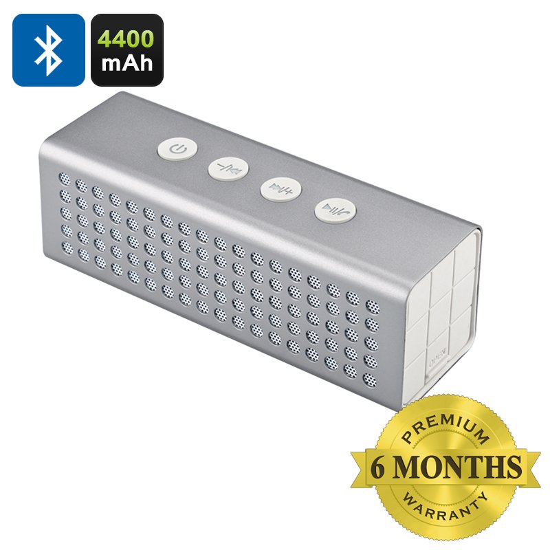 20W Bluetooth Speaker + Power Bank (Silver)